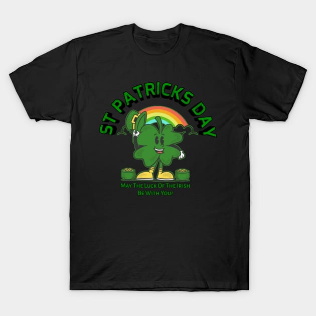 Rainbow St Patric Green Fun T-Shirt by Flower'Animals Studiost